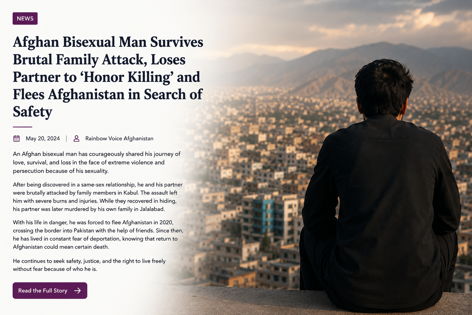 Anonymous illustration accompanying a survivor testimony